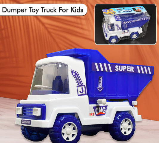 Big Size Friction Powered Dumper Toy Truck For Kids
