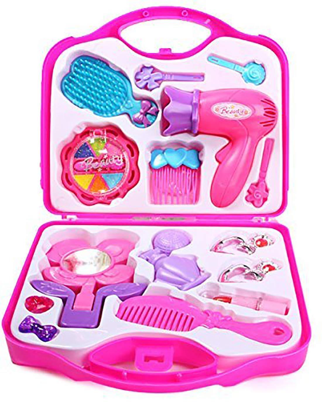 Beauty Make Up Set For Kids Girls With Fold-able Suitcase ( Multicolour )