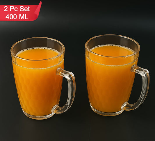 Apex Mocktail Mug Glass (2 Pc Set  400 Ml)