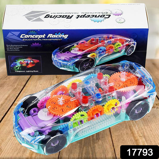 Automatic 360 Degree Rotating Transparent Gear Concept Car