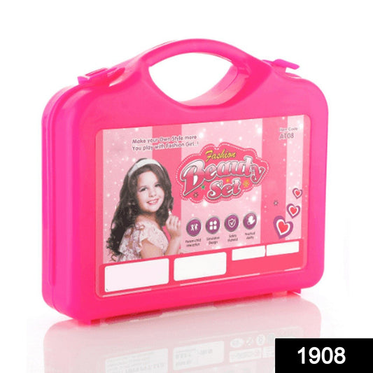 Beauty Make Up Set For Kids Girls With Fold-able Suitcase ( Multicolour )