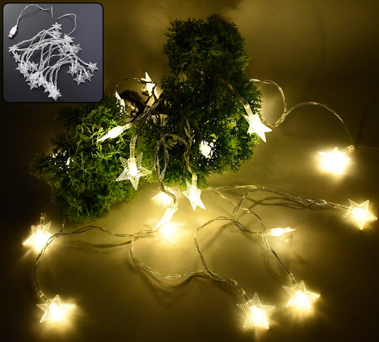 USB Powered 20 Led Decorative Star String Fairy Lights