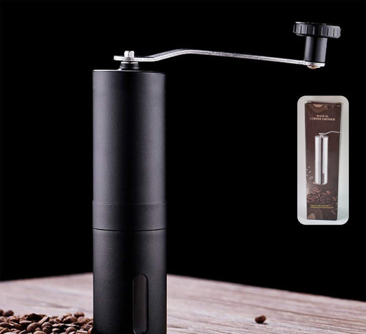 Portable Stainless Steel Manual Coffee Grinder (1 Pc)