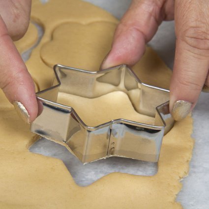 Cookie Cutter Stainless Steel Cookie Cutter With Shape Heart Round Star And Flower (12 Pieces)