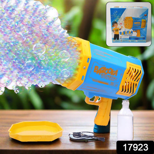 69 Holes Big Rechargeable Powerful Machine Bubble Gun Toy