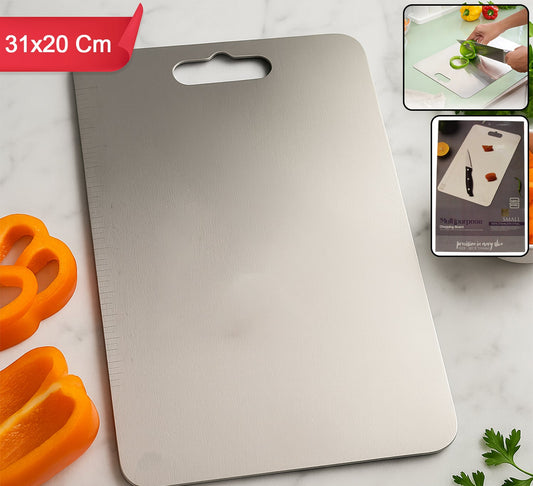 Stainless Steel Vegetable  Fruit Cutting Chopping Board (3120 Cm  1 Pc)