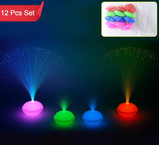 Fiber Optic Led Night Lamps Set (12 Pc)