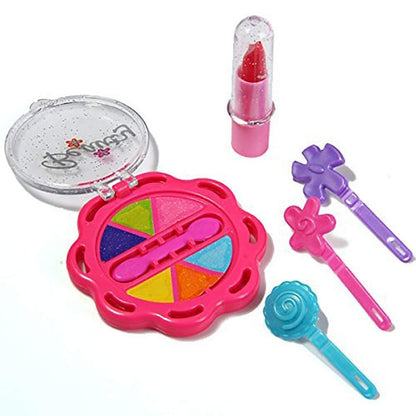 Beauty Make Up Set For Kids Girls With Fold-able Suitcase ( Multicolour )