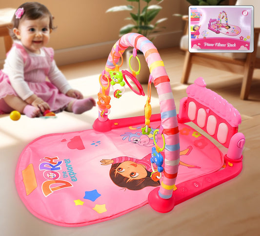 2 in 1 Baby Kick And Play Piano Gym Mat  Fitness Rack (1 Set)